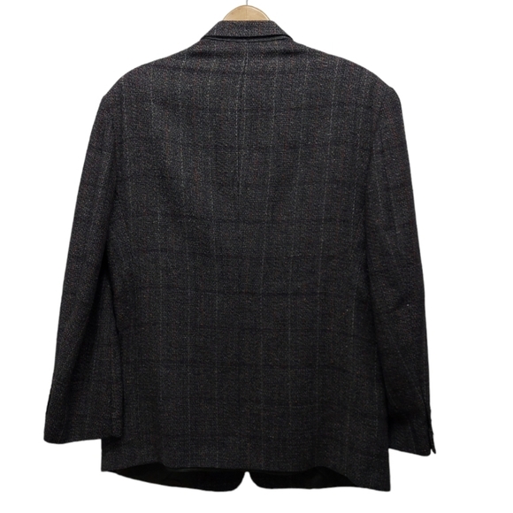 Vintage Pierre Cardin Plaid 2 Button Blazer - Picture 3 of 16